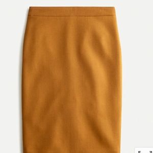 JCrew no. 2 Pencil Skirt Size 4 Camel colour